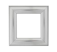 ElekTek Decorative Switch Surround Frame Cover Finger Plate Milano Bright Silver