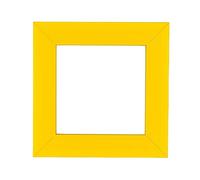 ElekTek Decorative Switch Surround Frame Cover Finger Plate Modena Colours Vibrant Yellow Matt