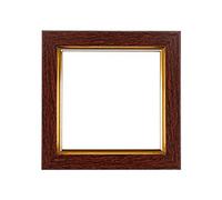 ElekTek Decorative Switch Surround Frame Cover Finger Plate Rivoli Walnut Gold