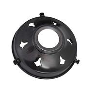 ElekTek Glass Lamp Shade Gallery Fitting for B22 Shade Ring Bulb Holders 3.25 Inch - Bronze