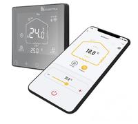 Elektra ELR30 WiFi Programmable Smart Thermostat - Underfloor Heating Thermostat - LCD Display with WiFi and Bluetooth Remotely Controlled -Compatible with Smart Life/Tuya App, Alexa, and Google Home.