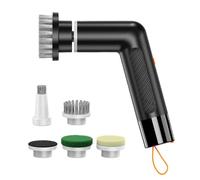 Elektrische Reinigungsbürste, Electric Spin Scrubber Schnurlos Mit 8 Austauschbaren Bohrbürstenköpfen, Duschreinigungsbürste mit Verstellbarem Griff für Bad, Fliesenboden und Auto