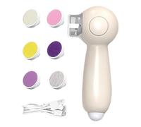 Elektrischer Baby-Nagelschneider,Sicherer elektrischer Baby-Nagelschneider | Nageltrimmer für Babys, elektrisch - Nagelpflegeset, 6 Schleifköpfe Nagelschleifer tragbar für Babys, Kinder oder Erwachsen