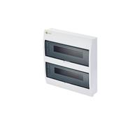 Elektro-Plast Fuse Box Transparent Lid IP40 Distribution Box Surface-Mounted AP Sub-Distribution 36 Modules 2 Rows