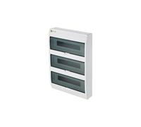 Elektro-Plast Fuse Box Transparent Lid IP40 Distribution Box Surface-Mounted AP Sub-Distribution 54 Modules 3 Rows