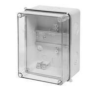 ELEKTRO-PLAST Surface-Mounted Shawl Box IP55 Distribution Box 158 x 118 x 97 cm Transparent Housing TH35