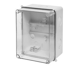 ELEKTRO-PLAST Surface-Mounted Shawl Box IP55 Distribution Box 158 x 118 x 97 cm Transparent Housing TH35
