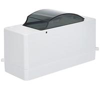 ELEKTRO-PLAST Surface-Mounted Small Distribution Box Fuse Box 1 Row 2 Modules IP30 Light Grey (W x H x D) 53 x 141 x 83 mm