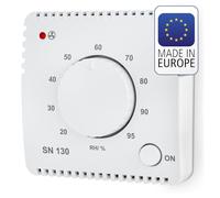 ELEKTROBOCK SN130 Humidity Sensor for Automatic Fan Control | Bathroom, Laundry Room and Basement | Detection and Elimination of Excessive Humidity