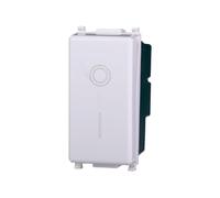 Elektronova Two-Pole Switch 2P 16A White Compatible Vimar Plana 0402