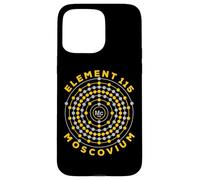 Element 115 Atomic Number Ununpentium Anti Gravity Moscovium Case for iPhone 15 Pro Max