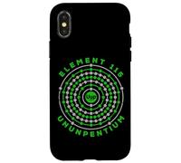 Element 115 Moscovium Atomic Number Anti Gravity Ununpentium Case for iPhone X/XS