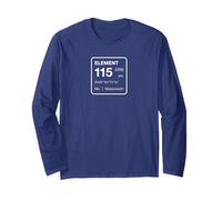 Element 115 Periodic Table Design Long Sleeve T-Shirt