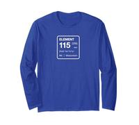 Element 115 Periodic Table Design Long Sleeve T-Shirt