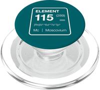 Element 115 Periodic Table Design PopSockets PopGrip for MagSafe