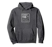 Element 115 Periodic Table Design Pullover Hoodie