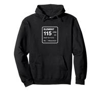 Element 115 Periodic Table Design Pullover Hoodie