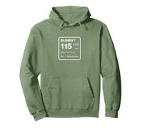 Element 115 Periodic Table Design Pullover Hoodie