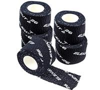 Element 26 Athletic Weight Lifting Tape - Premium Thumb and Finger Tape - Black Hook Grip Tape - Sticky and Stretchy Tape with Sweat Resistant Adhesive (5 Rolls - 1.5" Width, Black)