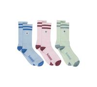 Element 2Tone Icon 3Pk - Skate Socks - Unisex - Pink.