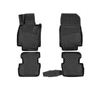 Element 3D Custom Fit Car Rubber Mats Floor Liners Designed for Mazda 2, 2014-> 4 pcs.