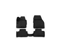 Element 3D Rubber Mat Set Suitable for Land Rover Freelander | 2006-2014 | 100% Car Floor Mats, Robust Universal Car Floor Mats, Car Rubber Mats