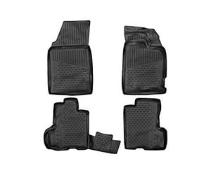 Element 3D Rubber Mat Set Suitable for Renault Clio Mk4 IV 2012-2019 Hatchback 100% Car Floor Mats, Robust Universal Car Floor Mats