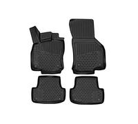 Element EXP.ELEMENT3D02413210k 3D Rubber Floor Mats for Audi A3 2016 Saloon, 4 Pieces, Black
