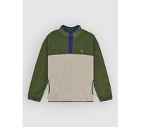 Element Abenaki Polar Kids Half-Zip Fleece Sweater bronze green T14