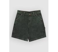 Element Big Carpenter Denim Shorts black green tint 36