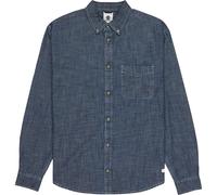 Element Button Down Chambray Regular Fit Long Sleeve Shirt Blue M Men