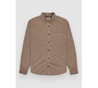 Element Button Down Corduroy Regular Fit Long Sleeve Shirt Brown M Men