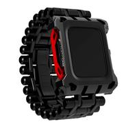 Element Case Black Ops Watch Band for Apple Watch Series 7/8 (45mm) - Heavy Duty, Boldly Unique, Metal Watch Band w/adjustable sizing links - Black (EMT-522-258AZ-01)