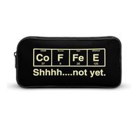 Element Coffee Not Yeat Simple Pencil Case Big Capacity Pouch Box Travel Makeup Bag