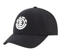 Element Concept One Baseball Hat, Adult Flex Fit Active Sport Cap with Curved Brim, Black, One Size