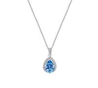 Element Crystal Necklace Women'S Simple Temperament Short Clavicle Chain Tide Pendant Gift