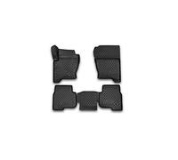 Element Custom Fit Premium 3D Rubber Floor Mats for Land Rover Discovery MK4 IV 2009-2016 4-Piece Black