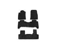 Element Custom Fit Premium Non-Slip Rubber Floor Mats for Toyota Land Cruiser Prado, Black