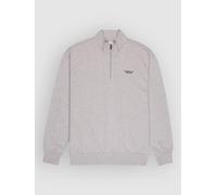 Element Element Co Emb Quarter Half-Zip Sweater mid grey heather XS