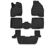 Element ELEMENT3D1676210k Premium Anti-Slip Rubber Floor Mats for Ford Explorer Year 15-20 Black