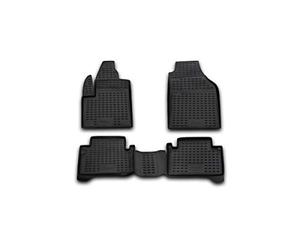 Element EXP.1571892 Custom-Fit Premium Anti-Slip Rubber Floor Mats Ford Transit Year 02-20 Black