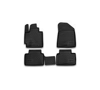 Element EXP.CARKIA00007 Rubber Floor Mats for Kia Soul 2014 - Set of 4, Black