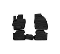 Element EXP.CARMZD00015 Rubber Floor Mats for Mazda 3 08/2009-2013 4-Piece Set Black