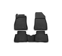 Element EXP.CARNIS10045 Rubber Mats Floor Mats for Nissan Juke 2010-09/2019 Hook T/L 4 Pieces, Black