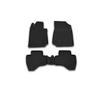 Element EXP.CARPGT0005 Rubber Floor Mats for Peugeot 107 11/2008-2014 4-Piece Set Black