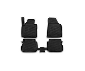 Element EXP.CARVLK0003 Tailored Premium Anti-Slip Rubber Car Mats for VW Caddy IV 2015-02/2020 Black Fit