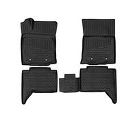 Element EXP.ELEMENT3D02064211k 3D Rubber Floor Mats for Toyota Tacoma Double Cab Manual Transmission 2018-2019 Pickup, Black