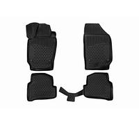 Element EXP.ELEMENT3D02216210k 3D Rubber Floor Mats for Skoda Fabia 2019 Hatchback 4 Pieces Black