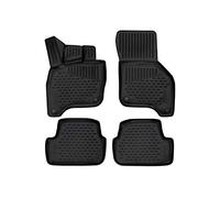 Element EXP.ELEMENT3D02539210k VW eGolf 2014-4-Piece Black Rubber Car Mats