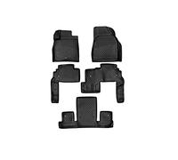 Element EXP.ELEMENT3D0838210k 3D Rubber Floor Mats for Chevrolet Traverse/Buick Enclavebucket Seats 2009-12/2017 5-Piece Set, Black, Fit